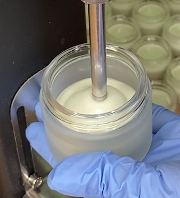 dream Nighttime Cream being filled